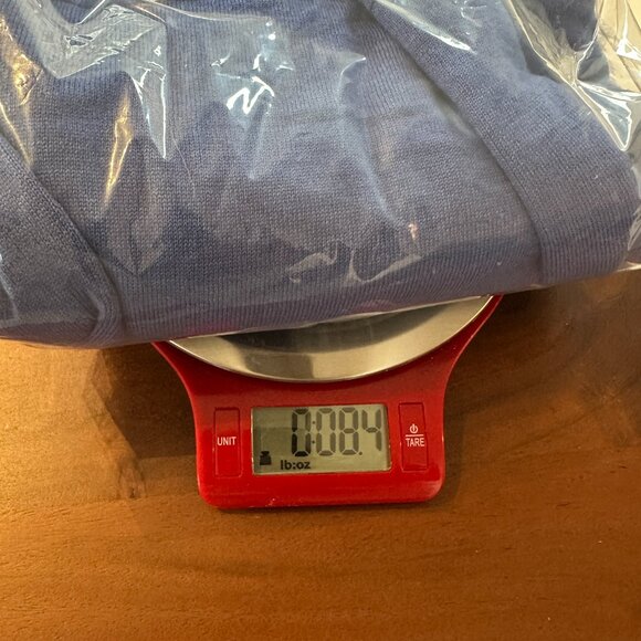 Basler Sweater Turtleneck Ribbed Knit Long Sleeve Wool & Silk Blend Blue Women's - Picture 8 of 9